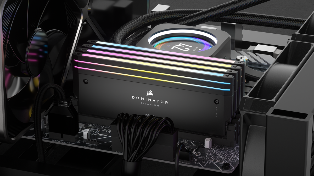 Luxury and Performance Combined – Introducing CORSAIR DOMINATOR TITANIUM  DDR5 Memory