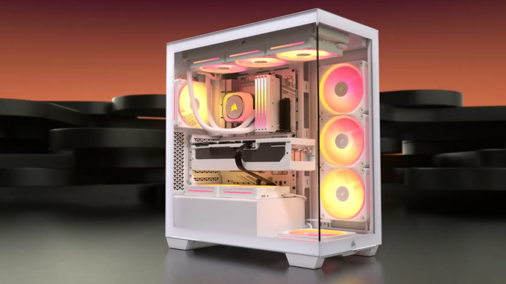 CORSAIR iCUE LINK LX-R RGB Reverse Fans Offer Unobstructed Lighting and Outstanding Cooling