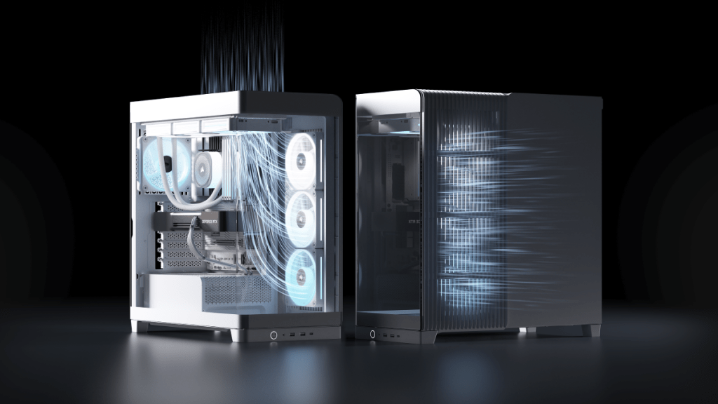 CORSAIR Introduces the FRAME 4500x with Wraparound Panoramic Glass for ...
