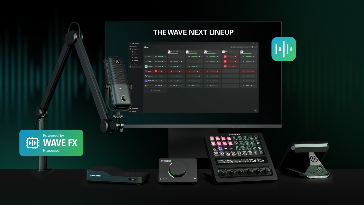 Elgato Unveils Wave Next: The Audio Ecosystem Powering a New Era