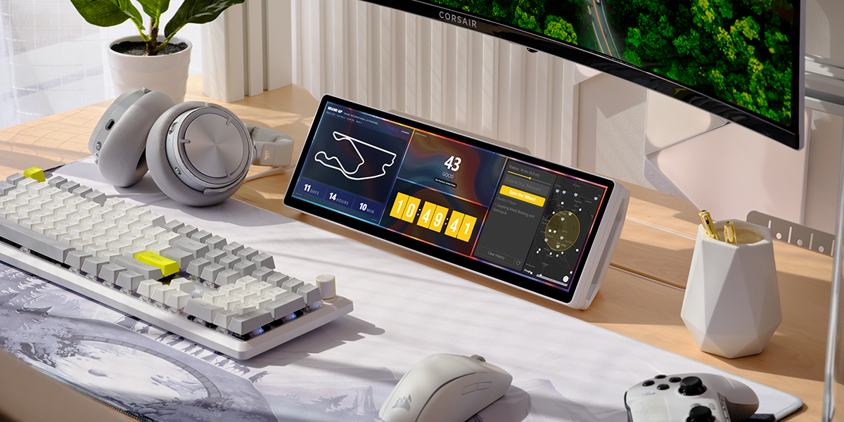 [未使用]CORSAIR XENEON EDGE 14.5 CORSAIR LAUNCHES OPEN WIDGET PLATFORM FOR THE XENEON EDGE 14.5