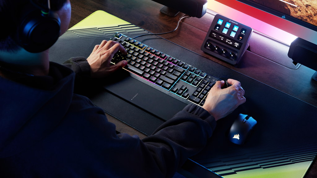 CORSAIR Expands Its Everyday Gaming Lineup with Versatile Keyboards and an Ergonomic Wireless Mouse